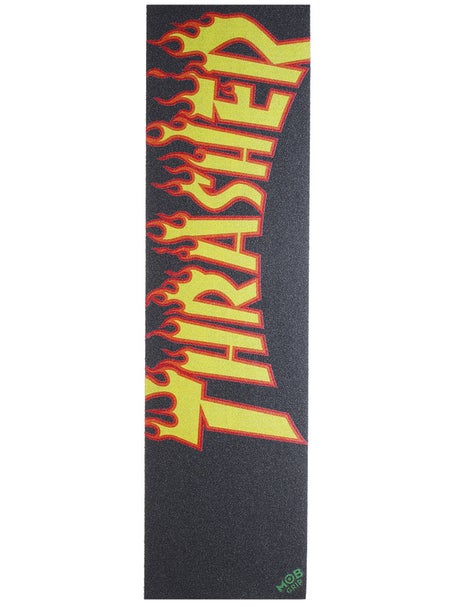 Thrasher Yellow & Orange Flame Logo Griptape by Mob
