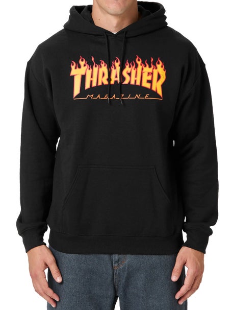 Thrasher Flame Hoodie\Black