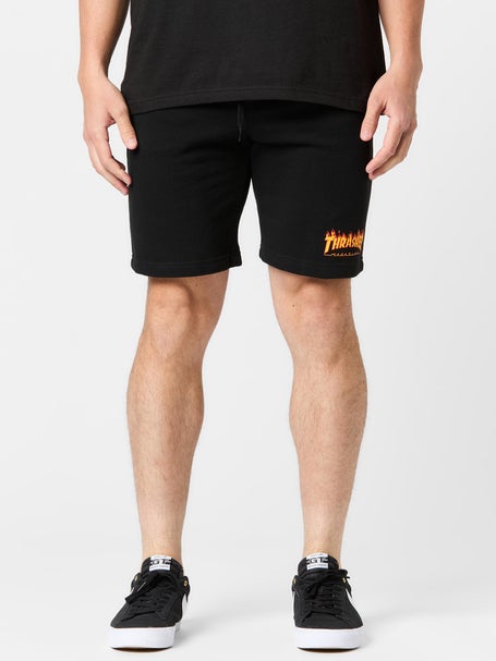 Thrasher Flame Logo P.E. Shorts\Black