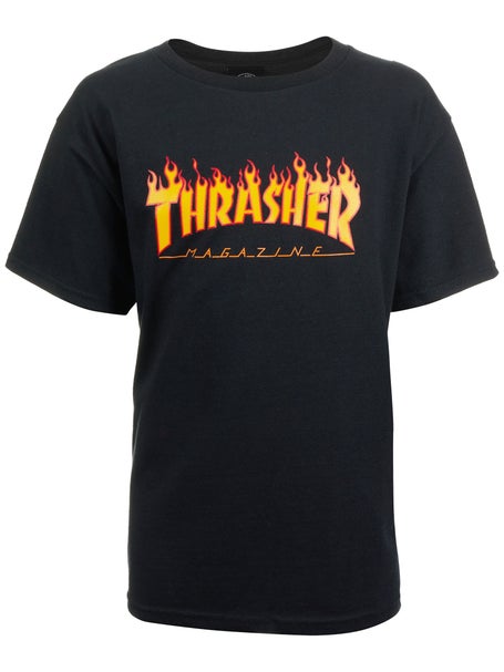 Thrasher Flame YOUTH T-Shirt\Black