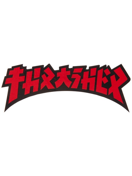 Thrasher Godzilla Die Cut Sticker Black/Red