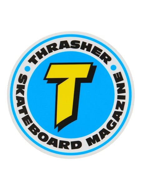 Thrasher Number 1 Redux 3 Sticker\ lue/Yellow