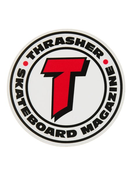Thrasher Number 1 Redux 3 Sticker\ hite/Red
