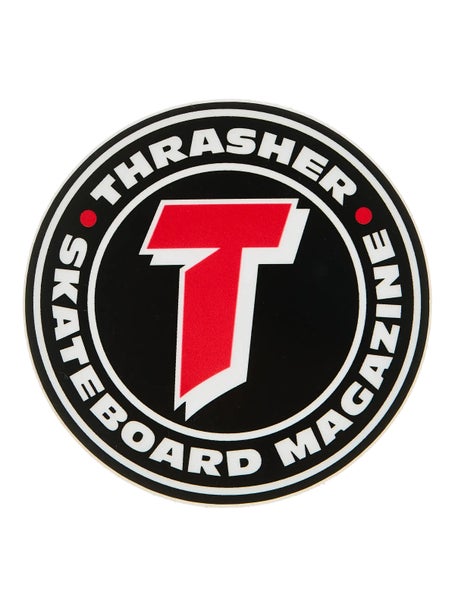 Thrasher Number 1 Redux 3 Sticker\ lack/Red