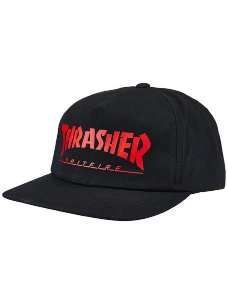 Thrasher x Spitfire Snapback Hat\Black