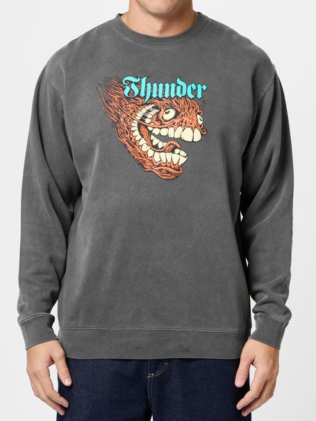 Thunder Screaming Grimple Crewneck\Pigment Black