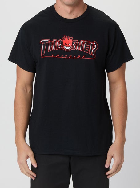 Thrasher x Spitfire Bighead Outline T-Shirt\Black