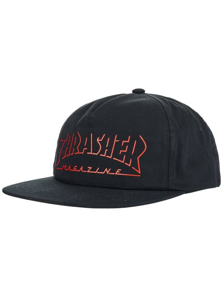 Thrasher Shadow Mag Logo Snapback Hat\Black