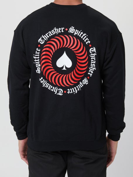 Thrasher x Spitfire The End Oath Crewneck\Black