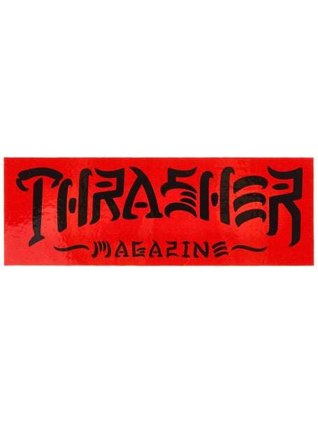 Thrasher Thrash & Destroy Sticker Red
