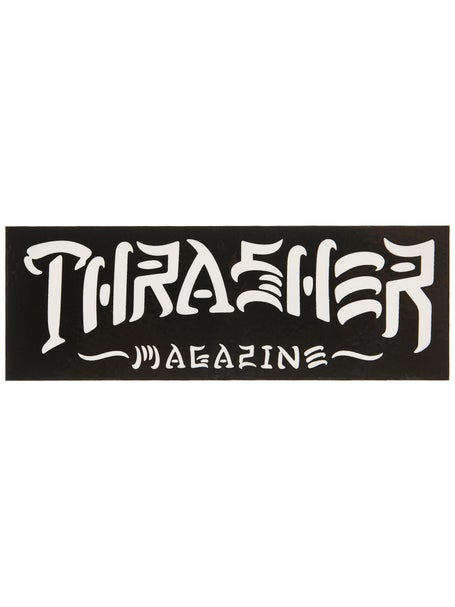 Thrasher Thrash & Destroy Sticker Black