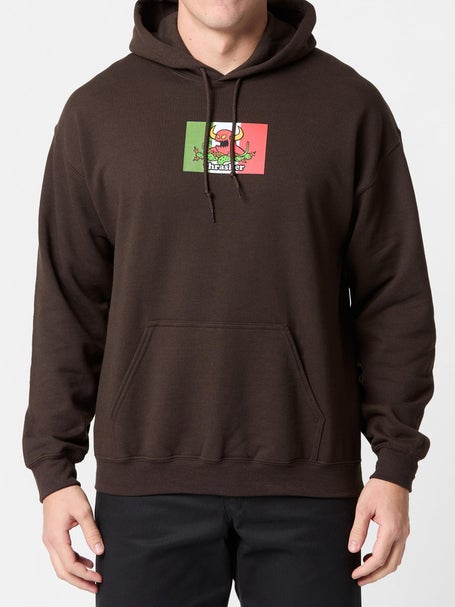 Thrasher x Toy Machine Hecho Hoodie\Dark Chocolate