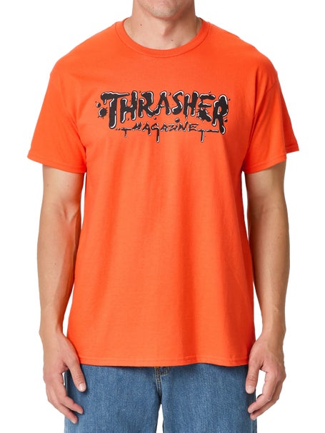 Thrasher Wet Paint T-Shirt\Orange