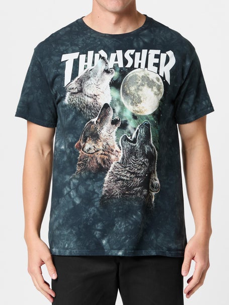 Thrasher Wolves Hand Dyed T-Shirt\Green 