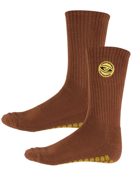 Toy Machine Always Watching Crew Socks\Brown