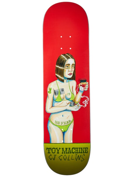 Toy Machine CJ No Fear Deck 8.5 x 32.38