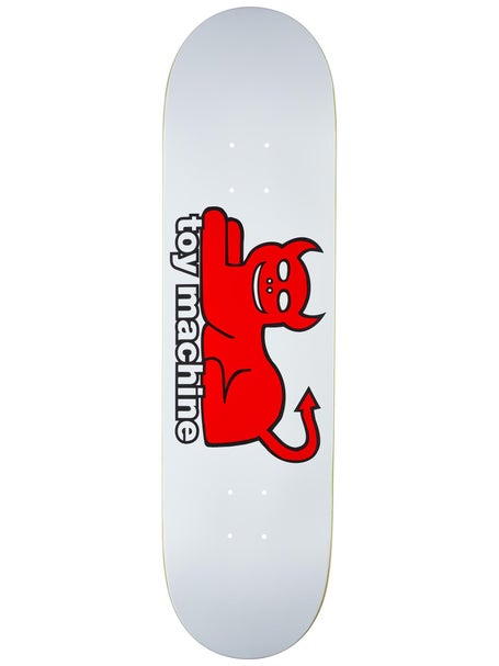 Toy Machine Devil Cat White Deck 8.25 x 32