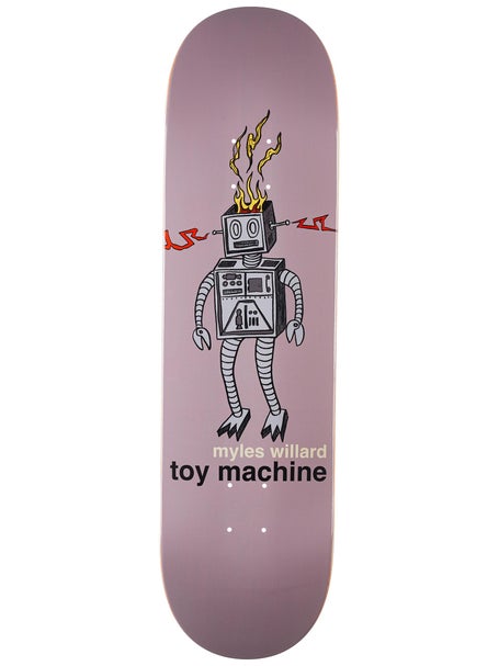 Toy Machine Willard Robot Fire Deck 8.25 x 32