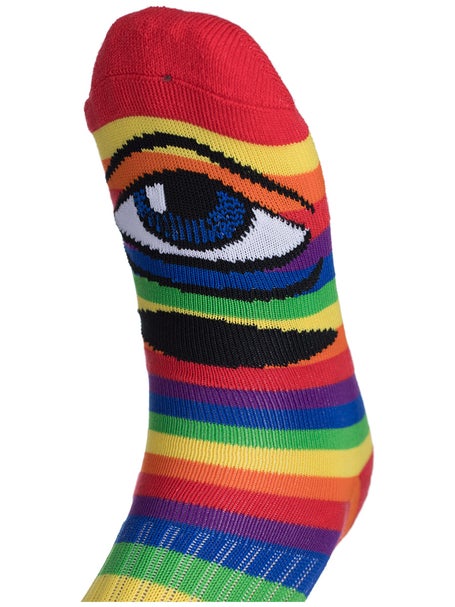Toy Machine Sect Eye Rainbow Crew Socks