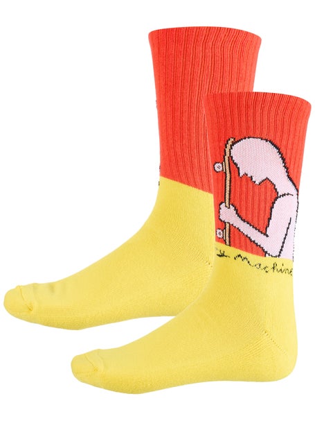 Toy Machine Skater Crew Socks\Yellow