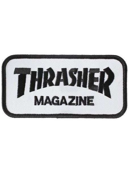 Thrasher Logo Patch White