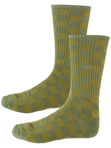 Vans Checkerboard Crew Socks\Loden Green