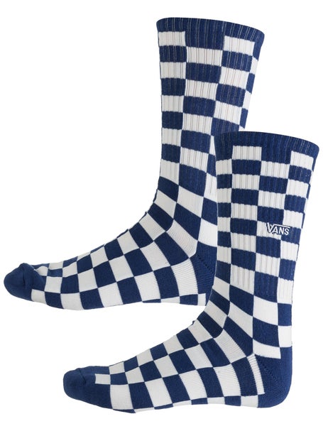 Vans Checkerboard Crew Socks\Deep Indigo
