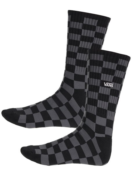 Vans Checkerboard Crew Socks\Black/Charcoal