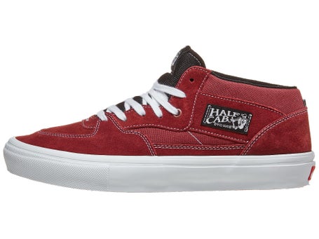 Vans Skate Half Cab Shoes\Burgundy/White