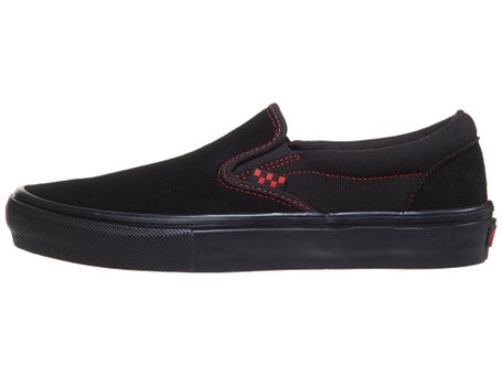 Vans Skate Slip-On Shoes\Black/Black/Red