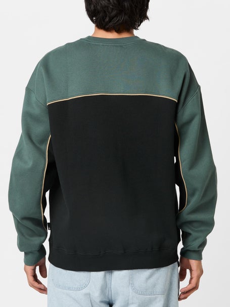 Sweat-shirt Volcom Skateboard Taille M Vert - Style Streetwear Avec Poche Destructurée - Occasion Bon état (peluches Intérieures)