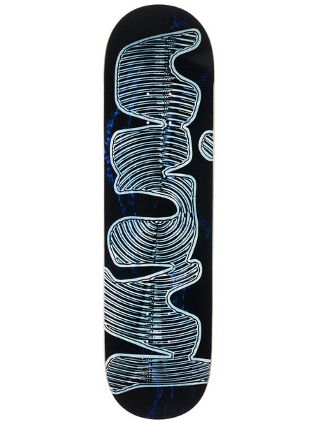 Vinyl Spiral Blue Marble Deck 8.25 x 31.8