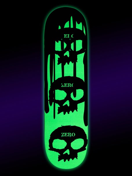 Zero 3 Skull Blood GLOW Deck 8.5 x 32.3