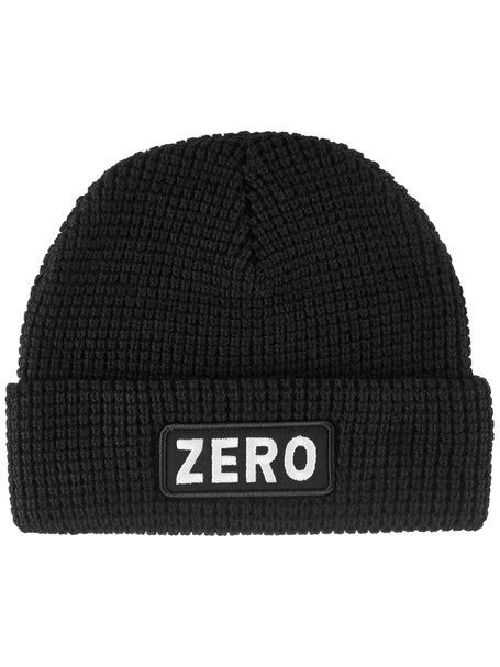 Zero Army Patch Waffle Beanie\Black
