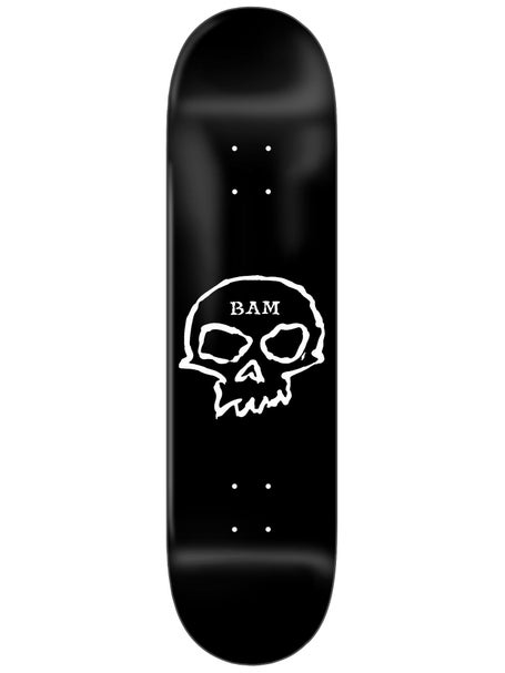 Zero Bam Single Skull Deck 8.25 x 31.9