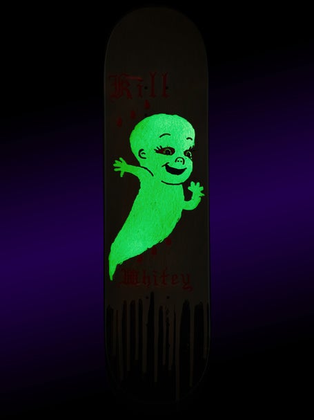 Zero Burman Kill Whitey Glow Deck 8.25 x 31.9