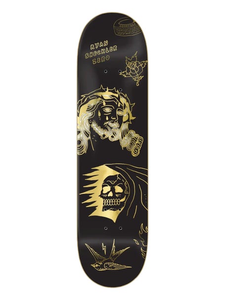 Zero Sheckler Suffer Gold Foil Deck 8.5 x 32.3