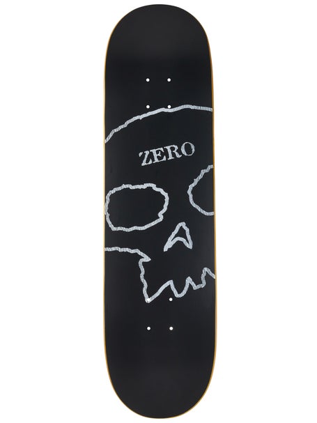 Zero Vintage Skull Handscreened Deck 8.5 x 32.3