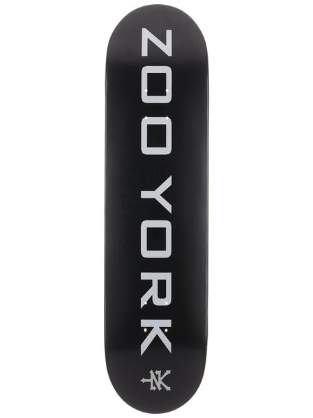 Zoo York OG 95 Logo Block Black/White Deck 8.0 x 32