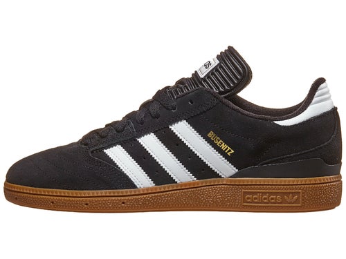 Estéril Normalización Empresa Adidas Busenitz Shoes Black/White/Gold/Gum - Skate Warehouse