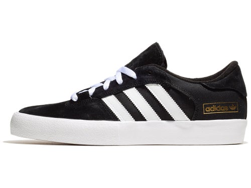 Adidas Matchbreak Super Shoes Black/White/Gold - Skate Warehouse