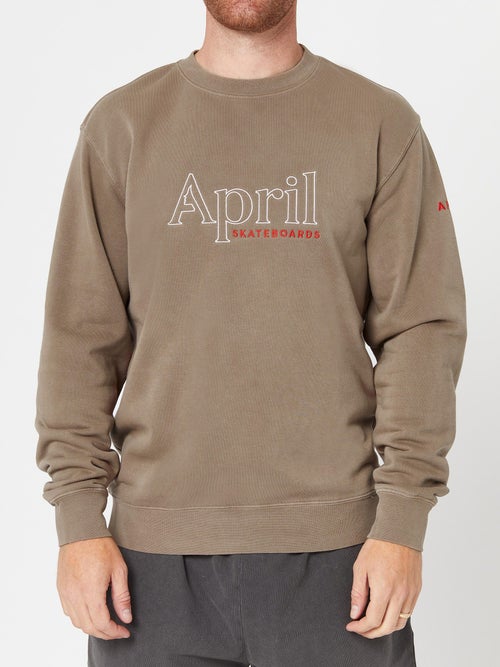 April OG Embroidery Crew Sweatshirt