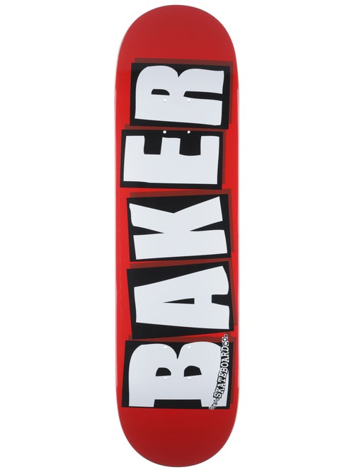 vaas vloek Zijn bekend Baker Brand Logo White Deck 8.5 x 32 - Skate Warehouse