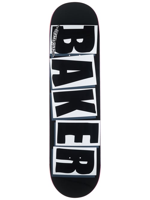 martelen rundvlees Misverstand Baker Brand Logo Black/White Deck 8.125 x 31.5 - Skate Warehouse