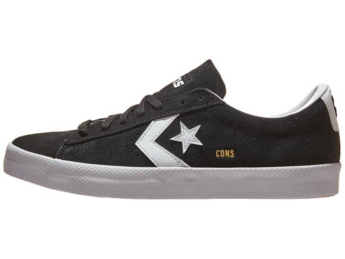 Converse Pro Vulc Shoes Black/White/White Skate Warehouse