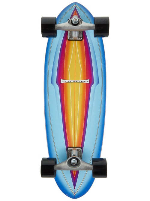 CARVER Super Surfer Complete Skateboard w/ CX Raw AQUA BLUE