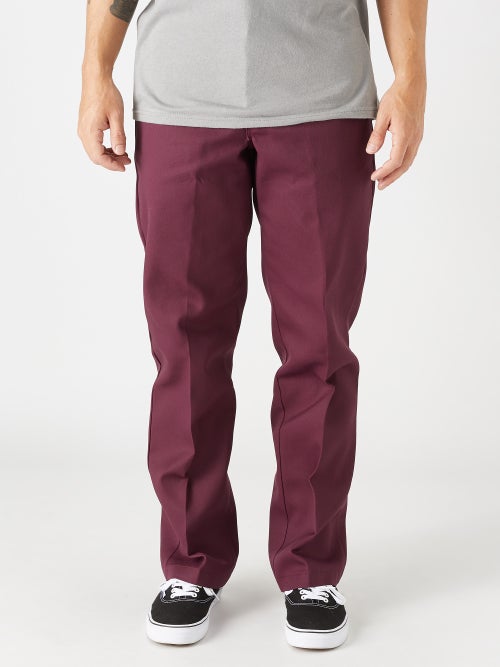 Dickies Core Original 874 Work Pant Maroon Skate Warehouse