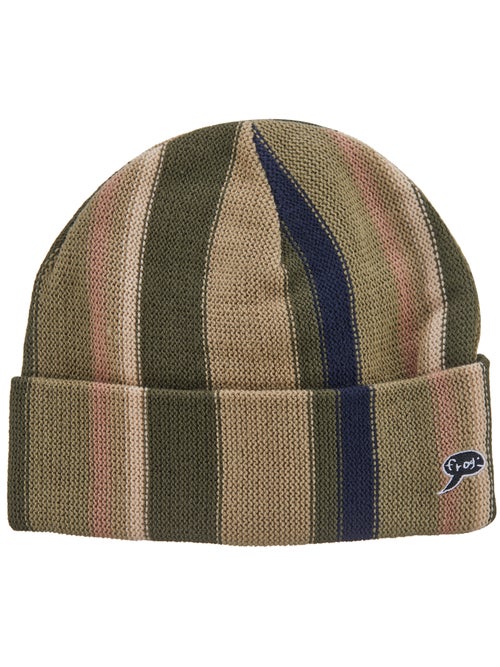 Frog Vertical Stripe Beanie - Skate Warehouse