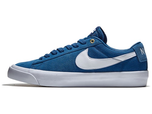 Nike Sb Blazer Low Pro Gt Shoes Court Blue Wht Blue Gum Skate Warehouse