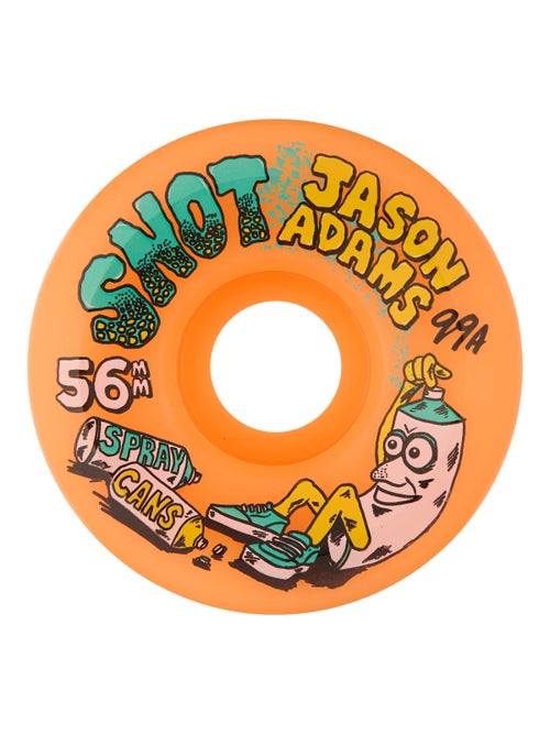 Snot Jason Adams Spray Cans Wheels Neon Orange